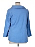 Lulu-B Blue Silk Pullover Sweater Size XL - photo 2