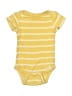 Gerber Stripes Yellow Short Sleeve Onesie Size 3-6 mo - photo 1
