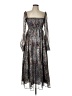 o.p.t 100% Polyester Paisley Gray Cocktail Dress Size L - photo 1