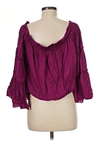 Free People 3/4 Sleeve Blouse (view 2)