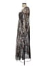 o.p.t 100% Polyester Paisley Gray Cocktail Dress Size L - photo 5