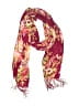 Unbranded Floral Burgundy Pink Scarf One size - photo 1