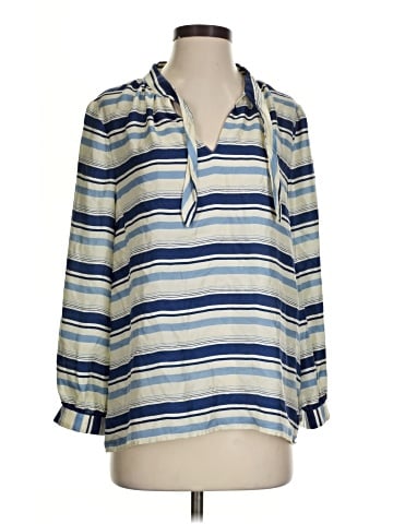 J.Crew Collection 3/4 Sleeve Silk Top (view 1)