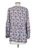Max Studio 100% Polyester Blue 3/4 Sleeve Blouse Size S - photo 2