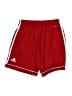 Adidas 100% Polyester Solid Red Athletic Shorts Size M (youth) - photo 2