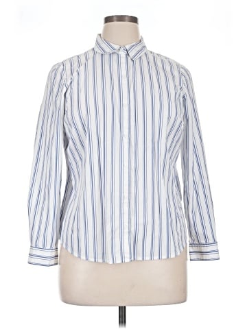 Nine West Long Sleeve Button-Down Shirt (view 1)