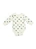 Carter's 100% Cotton Ivory Long Sleeve Onesie 0-3 MO / 3 MO - photo 1