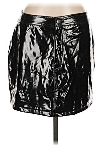 Boohoo Faux Leather Skirt (view 1)