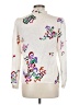 Assorted Brands Floral Ivory Long Sleeve Blouse Size M (estimated) - photo 2