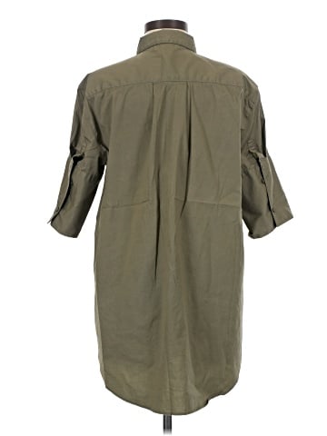 H&M L.O.G.G. 3/4 Sleeve Button-Down Shirt (view 2)