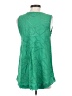 CAbi 100% Cotton Green Sleeveless Blouse Size S - photo 2