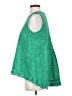 CAbi 100% Cotton Green Sleeveless Blouse Size S - photo 5
