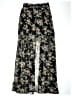 Leith 100% Polyester Floral Black Formal Skirt Size XS - photo 2