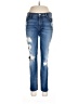 7 For All Mankind Hearts Blue Jeans Size 31 waist - photo 1
