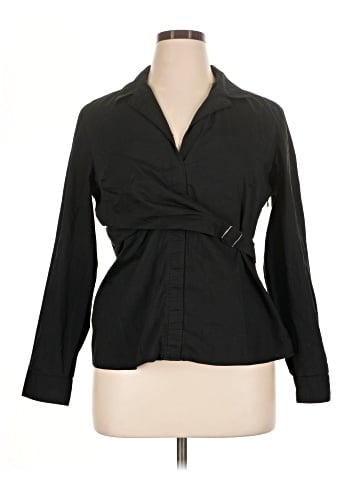 New York & Company Long Sleeve Blouse (view 1)