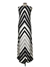 Chico's Chevron-herringbone Silver Casual Dress Size Lg (2) - photo 2