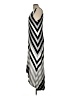 Chico's Chevron-herringbone Silver Casual Dress Size Lg (2) - photo 5