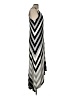 Chico's Chevron-herringbone Silver Casual Dress Size Lg (2) - photo 4