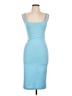 Zara Solid Blue Cocktail Dress Size L - photo 1