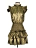 TCEC 100% Polyester Metallic Gold Cocktail Dress Size S - photo 1