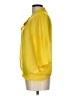 Old Navy 100% Polyester Yellow 3/4 Sleeve Blouse Size L - photo 5