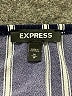Express Blue 3/4 Sleeve Blouse Size M - photo 4