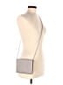 Halogen 100% Leather Solid Gray Leather Crossbody Bag One size - photo 2