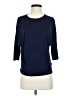 Gap 100% Viscose Blue 3/4 Sleeve Top Size S - photo 1
