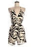 H&M 100% Viscose Animal Print Ivory Romper Size M - photo 1