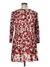 Alfani 100% Polyester Floral Brown Red 3/4 Sleeve Blouse Size 1X - photo 2