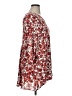 Alfani 100% Polyester Floral Brown Red 3/4 Sleeve Blouse Size 1X - photo 4