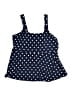 Lands' End Polka Dots Blue Swimsuit Top Size XL - photo 1