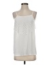 Charming Charlie 100% Polyester White Sleeveless Blouse Size S - photo 1