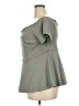 Torrid Gray Short Sleeve Blouse Size 3X Plus (3) - photo 5