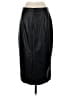 J.Crew 100% Polyester Black Faux Leather Skirt Size 4 - photo 2