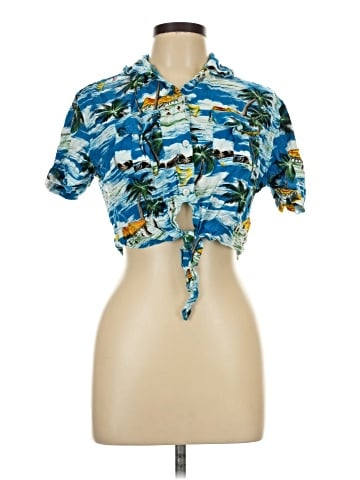 Cotton Express Short Sleeve Blouse (view 1)