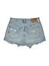 Levi's 100% Cotton Blue Denim Shorts Size 27 waist - photo 2