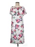 Assorted Brands Floral Gray Casual Dress Size M - photo 1
