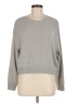 Sexy Basics Metallic Gray Pullover Sweater Size L - photo 1