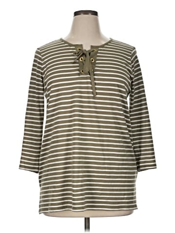 MICHAEL Michael Kors Long Sleeve Henley (view 1)