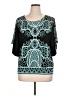 JM Collection Teal 3/4 Sleeve Top Size XL - photo 1