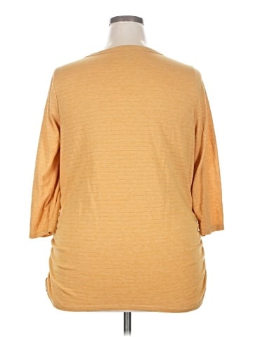 Lane Bryant 3/4 Sleeve T-Shirt (view 2)
