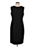 Calvin Klein Solid Black Cocktail Dress Size 12 - photo 1
