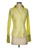 H&M Yellow Long Sleeve Blouse Size 4 - photo 1