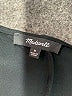 Madewell Solid Black Heather Button-Front Dress Size M - photo 7