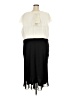 Roaman's 100% Polyester Ivory Cocktail Dress Size 26 - photo 1