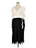 Roaman's 100% Polyester Ivory Cocktail Dress Size 26 - photo 2