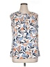 Nine West Blue Sleeveless Blouse Size 1X - photo 1