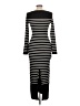 Studio Stripes Black Casual Dress Size L - photo 2