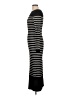 Studio Stripes Black Casual Dress Size L - photo 5